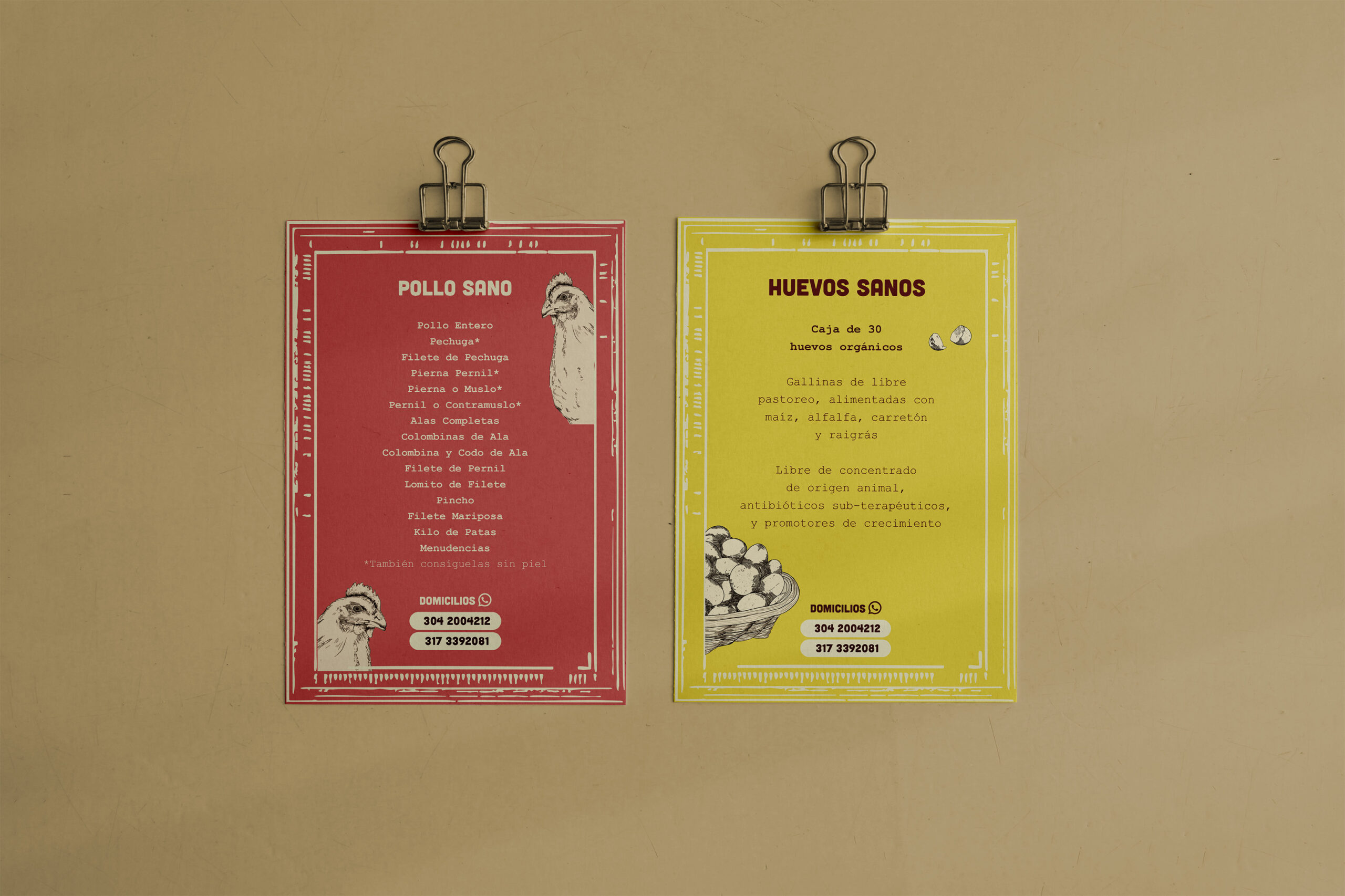 Free A4 Paper Card Mockups