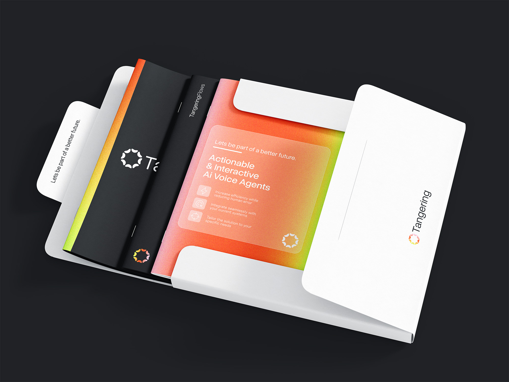 Folder and Brochures Free Mockup